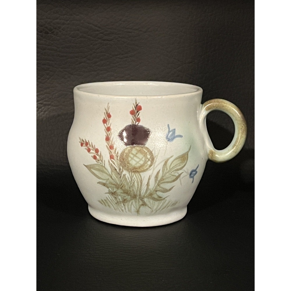 Buchan Portobello Scotland Thistleware Stoneware Cup‎ Mug Hand-Painted 288